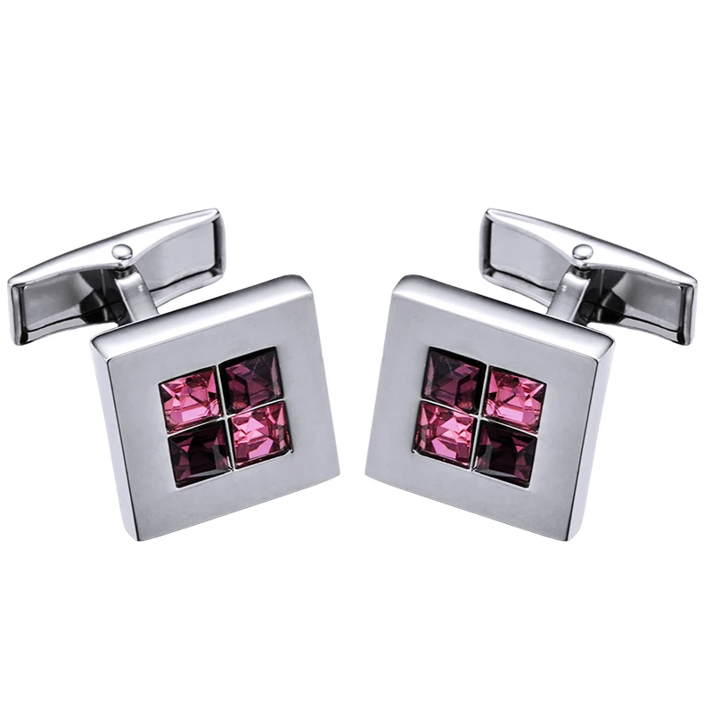 Kflk Shirt Fashion Cufflinks For Mens Brand Square Purple Crystal Cuff Links Button Wedding Male High Quality Guests
Kflk Shirt Fashion Cufflinks For Mens Brand Square Purple Crystal Cuff Links Button Wedding Male High Quality Guests
