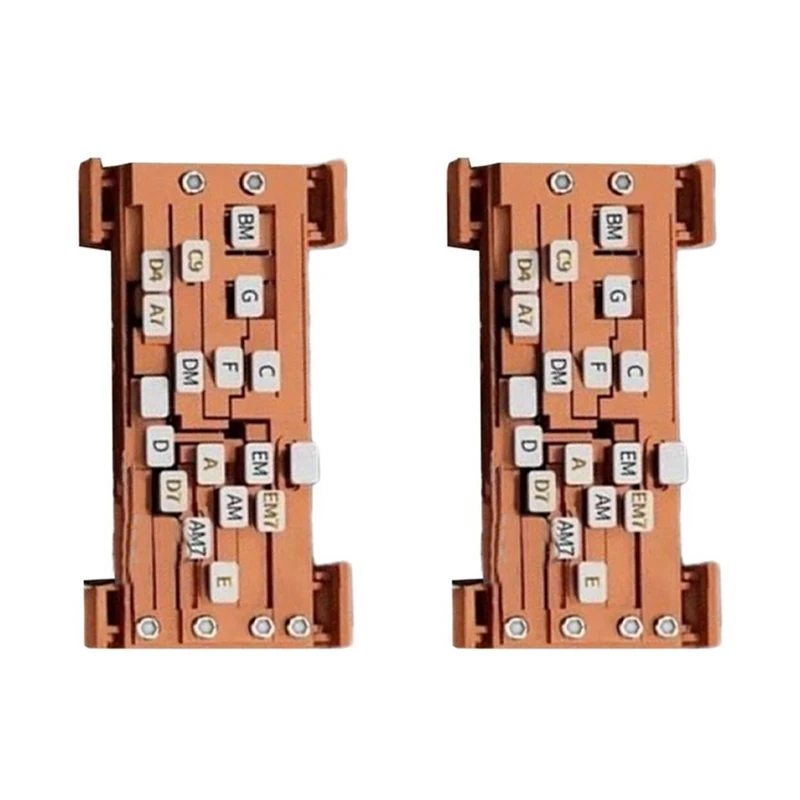 2Pcs Brown Guitar Assistant Tool For Beginners - Automatic Chord Maker For Folk Guitar
2Pcs Brown Guitar Assistant Tool For Beginners - Automatic Chord Maker For Folk Guitar