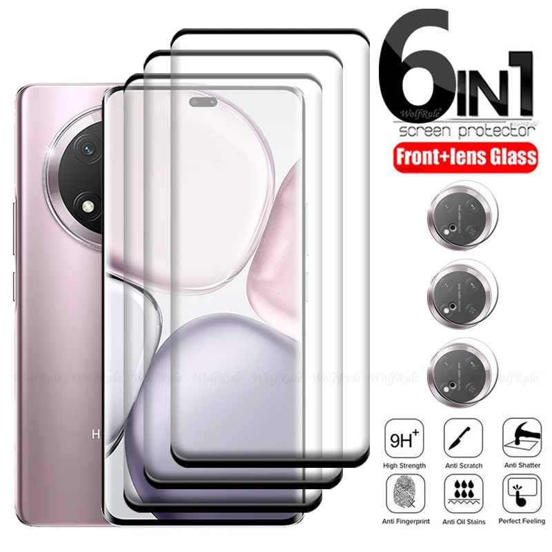 6-in-1 For Honor X9C Glass For Huawei Honor X9C Tempered Glass 9H HD 9D Full Cover Curved Screen Protector Honor X9C Lens Glass
6-in-1 For Honor X9C Glass For Huawei Honor X9C Tempered Glass 9H HD 9D Full Cover Curved Screen Protector Honor X9C Lens Glass
