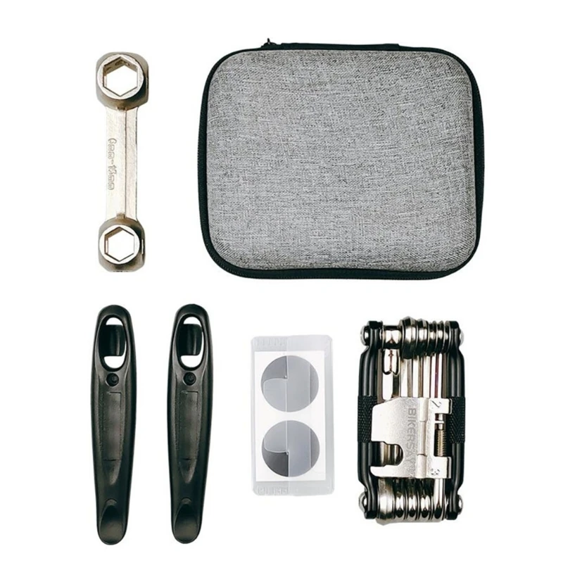 MultiFunctional Cycling Maintenances Tool Portable Bicycles Repairs Tool Set D5QD
MultiFunctional Cycling Maintenances Tool Portable Bicycles Repairs Tool Set D5QD