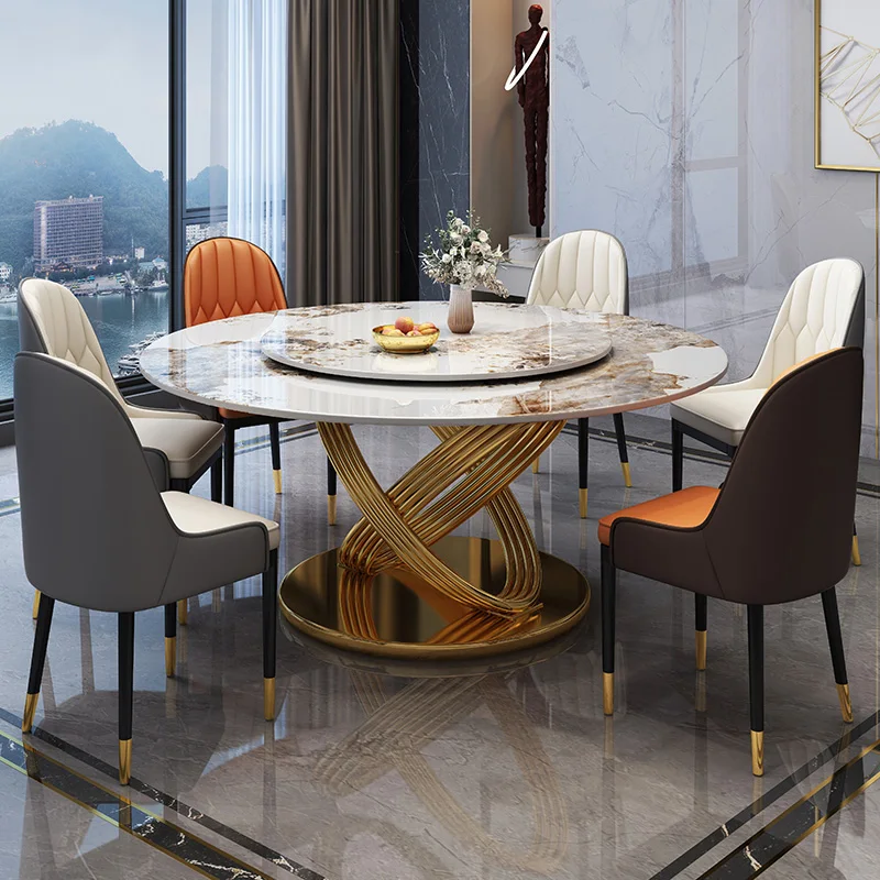 Kitchen Luxury Dining Table Center Hallway Garden Round Dining Table Desk Restaurant Stoly Restauracyjne Outdoor Furniture
Kitchen Luxury Dining Table Center Hallway Garden Round Dining Table Desk Restaurant Stoly Restauracyjne Outdoor Furniture