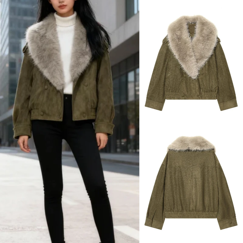 2025 Fall/Winter New Arrival High-Street Casual Elevated Look Faux Fur Suede-Effect Jacket
2025 Fall/Winter New Arrival High-Street Casual Elevated Look Faux Fur Suede-Effect Jacket