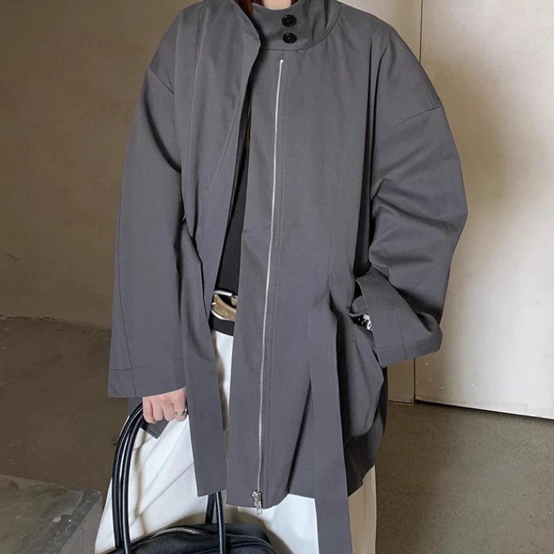 Осень 2025 года, ветровка из чистого хлопка с воротником-стойкой, женское пальто в британском стиле, короткая ветровка большого размера, женская
Осень 2025 года, ветровка из чистого хлопка с воротником-стойкой, женское пальто в британском стиле, короткая ветровка большого размера, женская