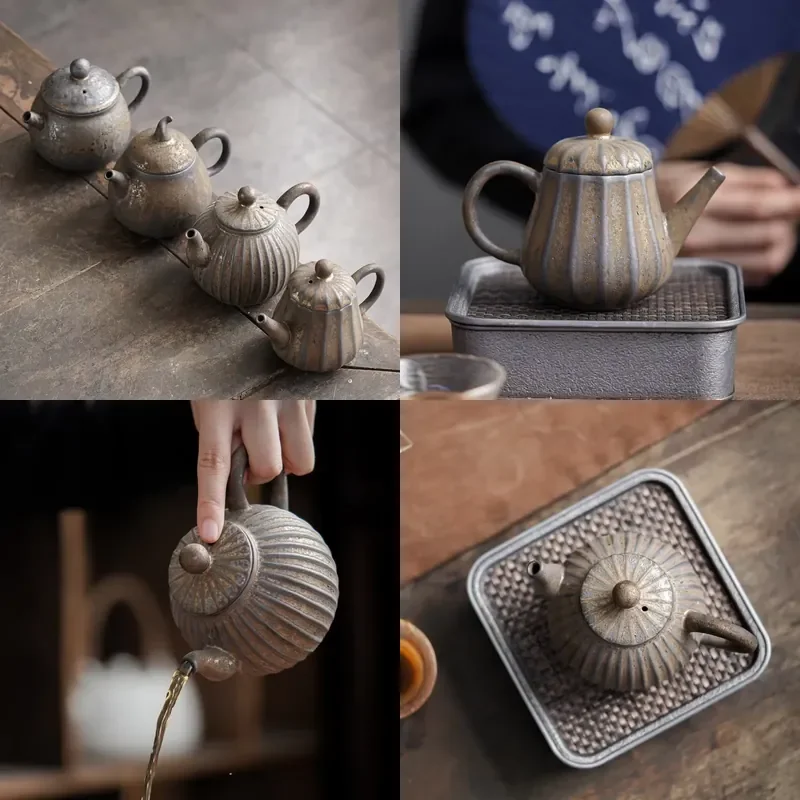 【CHIMU HOME】Kiln Baked Gilding Chinese Retro Pure Handmade Ceramics Xi Shi Antique Kung Fu Pot
【CHIMU HOME】Kiln Baked Gilding Chinese Retro Pure Handmade Ceramics Xi Shi Antique Kung Fu Pot