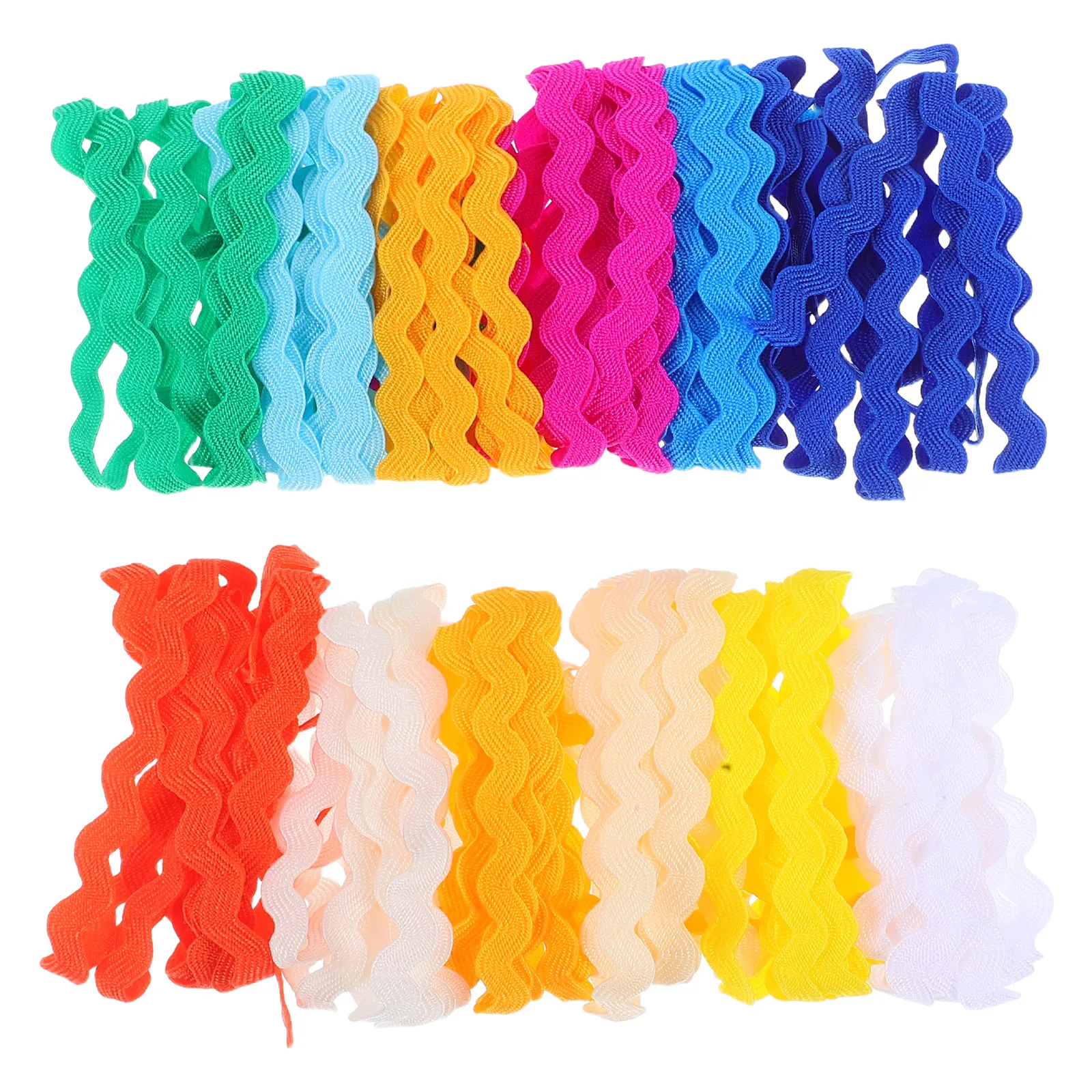Multicolor 8mm Wave Ribbons Gift Wrapping Strips for Party Decoration Crafts - 6 Bright Colors Each
Multicolor 8mm Wave Ribbons Gift Wrapping Strips for Party Decoration Crafts - 6 Bright Colors Each