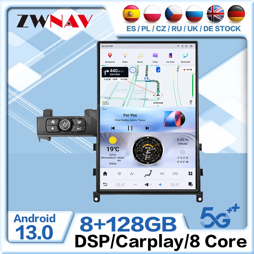 14.4” Qualcomm Vertical Android For Nissan Skyline GT-R GTR 2011-2017 Radio Receiver Audio GPS Naviagtion Carplay Auto Head Unit
14.4” Qualcomm Vertical Android For Nissan Skyline GT-R GTR 2011-2017 Radio Receiver Audio GPS Naviagtion Carplay Auto Head Unit