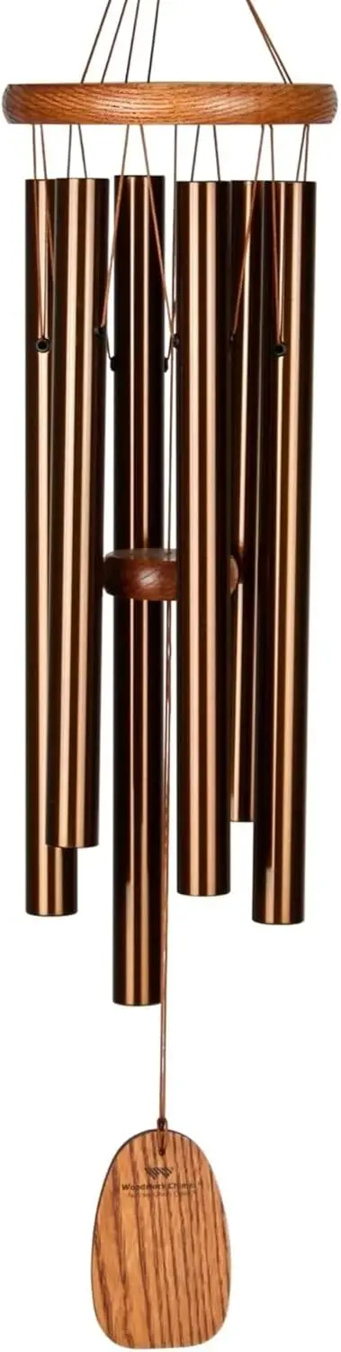 24'' Bronze Wind Chimes for Outdoor Patio Garden Decor, Inspirational Memorial Gift with Beautiful Sound
24'' Bronze Wind Chimes for Outdoor Patio Garden Decor, Inspirational Memorial Gift with Beautiful Sound