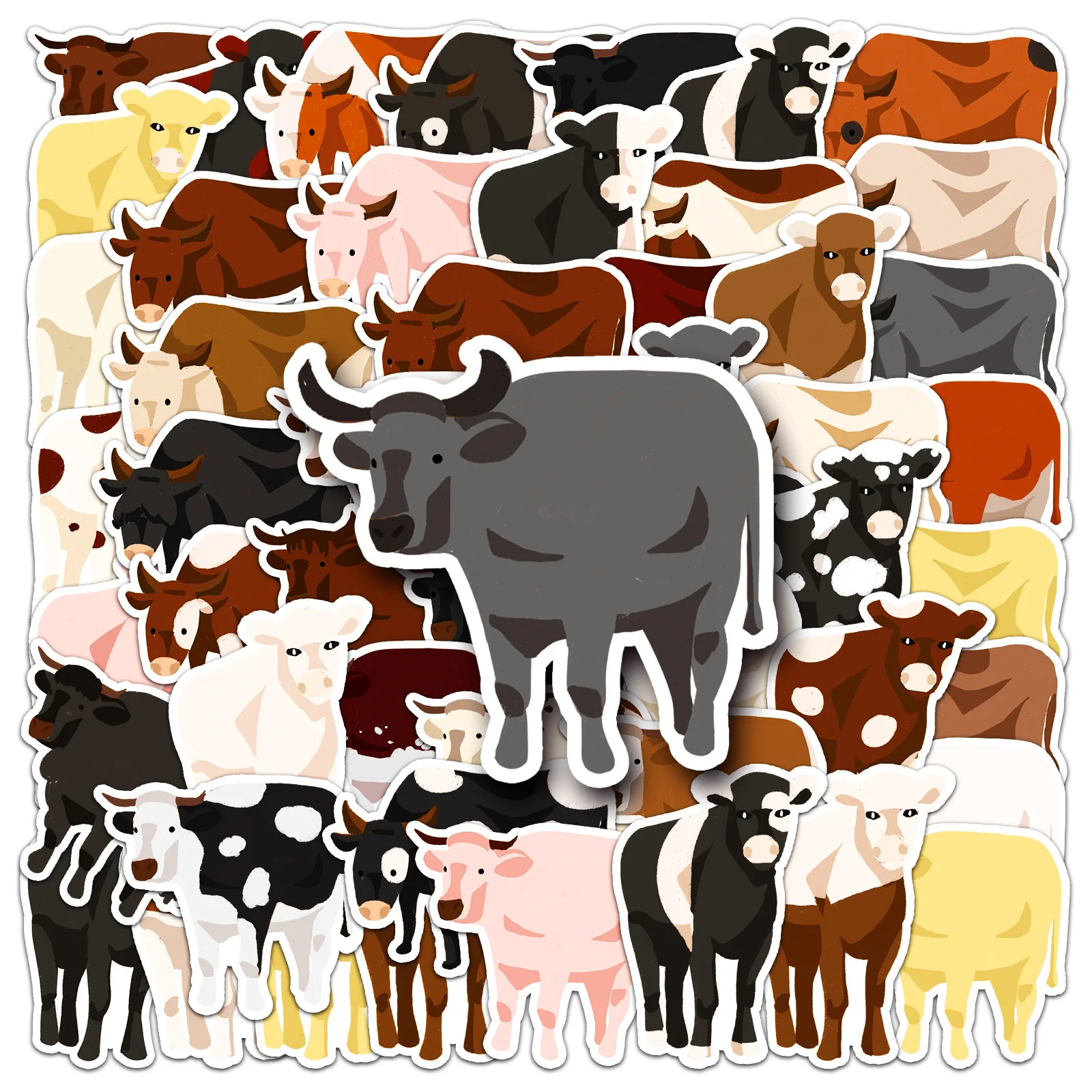 50Pcs Cartoon Cow Series Graffiti Stickers Suitable for Laptop Helmets Desktop Decoration DIY Stickers Toys Wholesale
50Pcs Cartoon Cow Series Graffiti Stickers Suitable for Laptop Helmets Desktop Decoration DIY Stickers Toys Wholesale