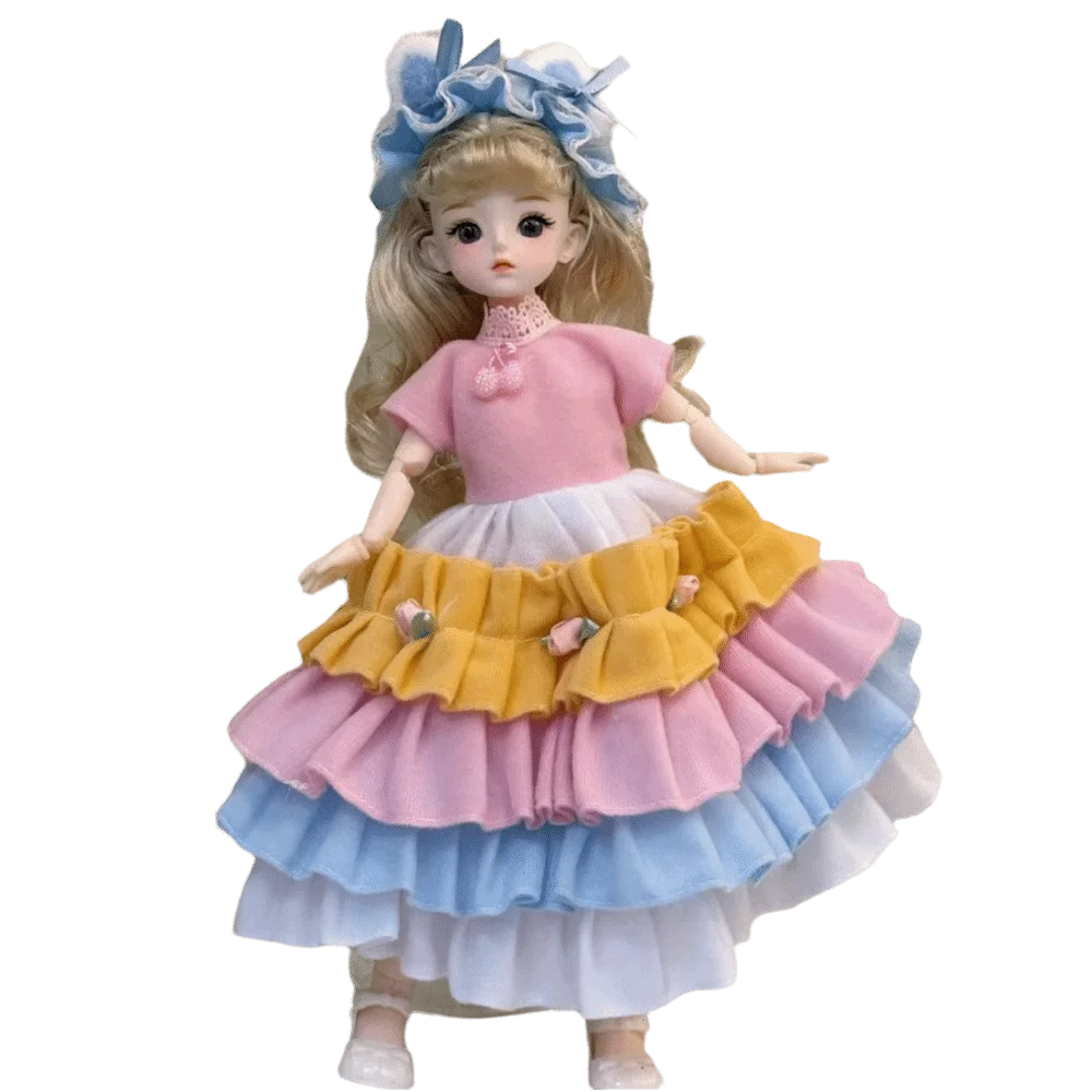 1/6 SD 30cm Doll with Clothes Attractive Eyes Long Hair Princess Dress Up Dolls with Wig Make Up High Heel
1/6 SD 30cm Doll with Clothes Attractive Eyes Long Hair Princess Dress Up Dolls with Wig Make Up High Heel