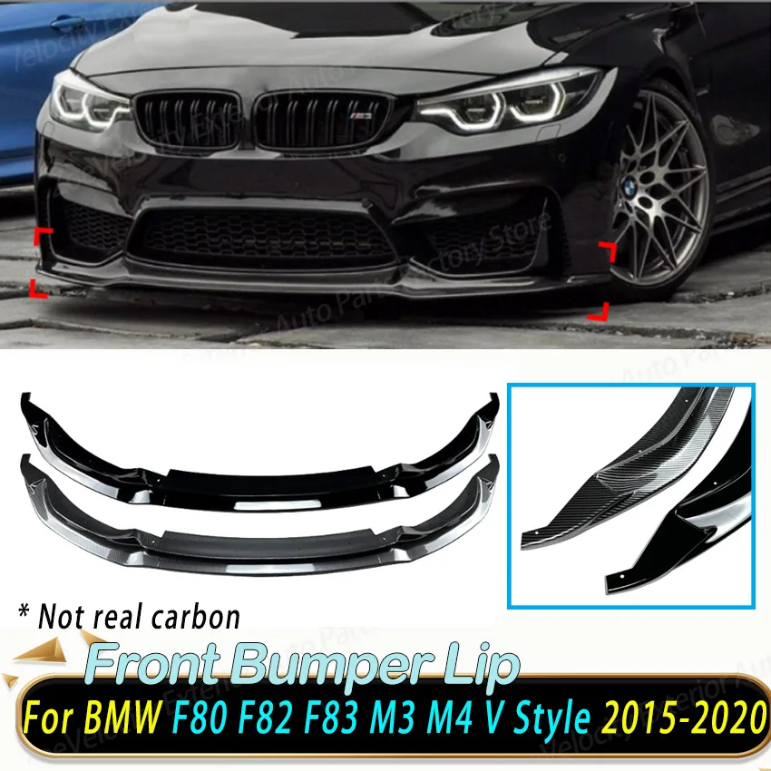 Front Bumper Lip Spoiler Splitter Diffuser for Bmw F80 F82 F83 M3 M4 V Style 2015-2020 Cover Guard Protector Auto Accessories
Front Bumper Lip Spoiler Splitter Diffuser for Bmw F80 F82 F83 M3 M4 V Style 2015-2020 Cover Guard Protector Auto Accessories