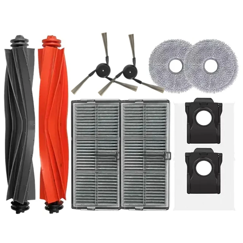 For Dreame X40 Pro Ultra Robot Vacuum Cleaner Main Side Brush Hepa Filter Mop Cloth Dust Bags Replacement Parts-AA70
For Dreame X40 Pro Ultra Robot Vacuum Cleaner Main Side Brush Hepa Filter Mop Cloth Dust Bags Replacement Parts-AA70