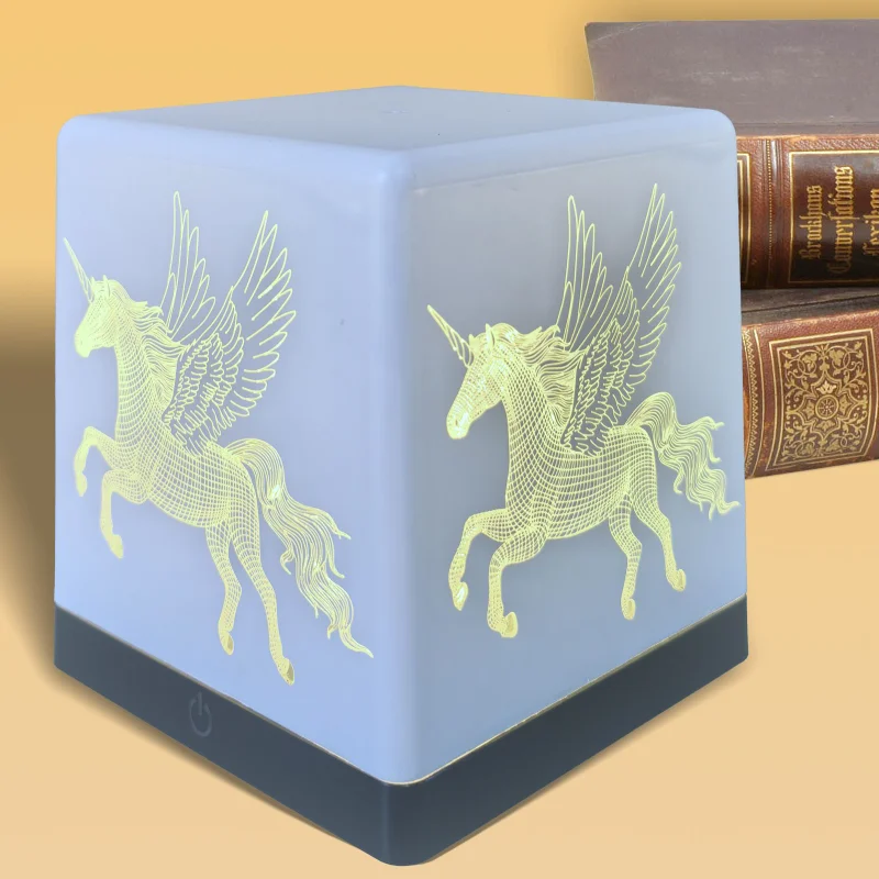 3D Night Light RGB Colorful Atmosphere Lamp Desktop Ornament Gift Decorative Table Lamp LED Mood Lighting For Bedroom Party
3D Night Light RGB Colorful Atmosphere Lamp Desktop Ornament Gift Decorative Table Lamp LED Mood Lighting For Bedroom Party