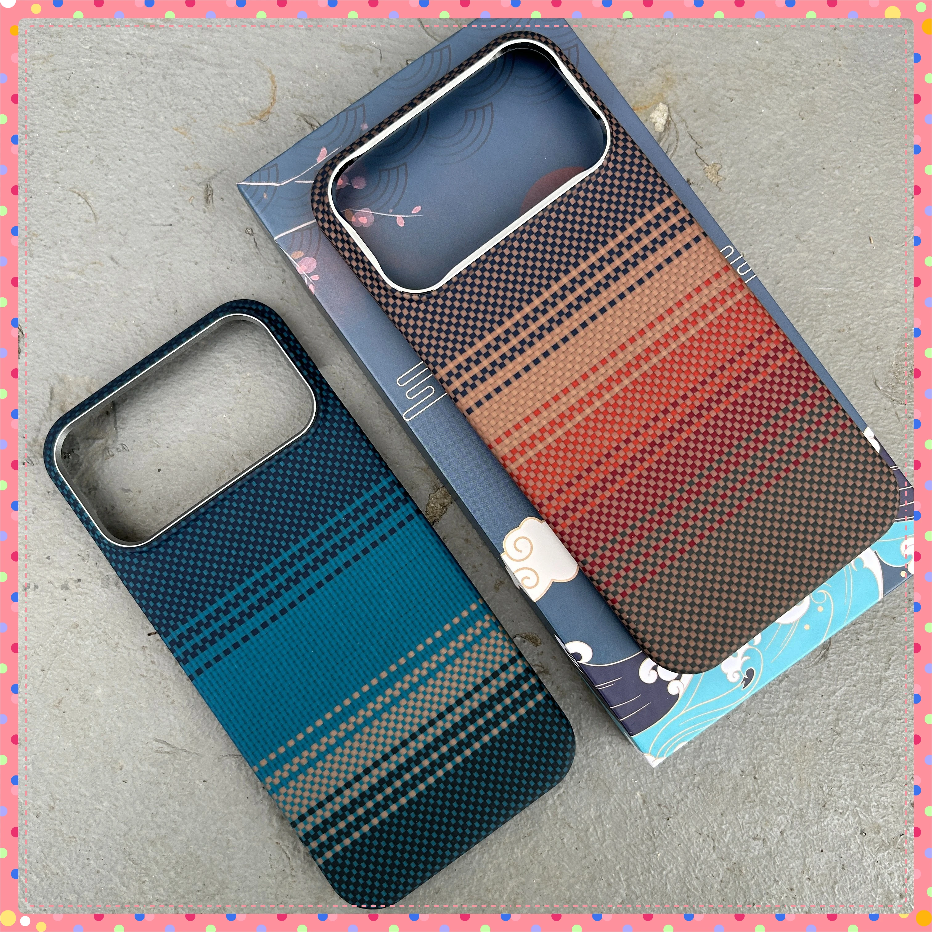 Real Kevlar Carbon Fiber Phone Case For IPhone 17 Air 16 15 Pro Max Ultra-thin Aramid Fiber Magsafe Charge Cover Shell
Real Kevlar Carbon Fiber Phone Case For IPhone 17 Air 16 15 Pro Max Ultra-thin Aramid Fiber Magsafe Charge Cover Shell