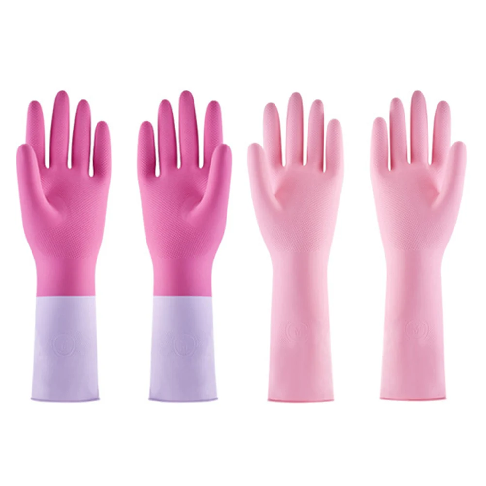 2 Pairs Dishwashing Gloves Kitchen Cleaning Waterproof Thicken Household Reusable Rubber Material Protect Hands Gardening Work
2 Pairs Dishwashing Gloves Kitchen Cleaning Waterproof Thicken Household Reusable Rubber Material Protect Hands Gardening Work