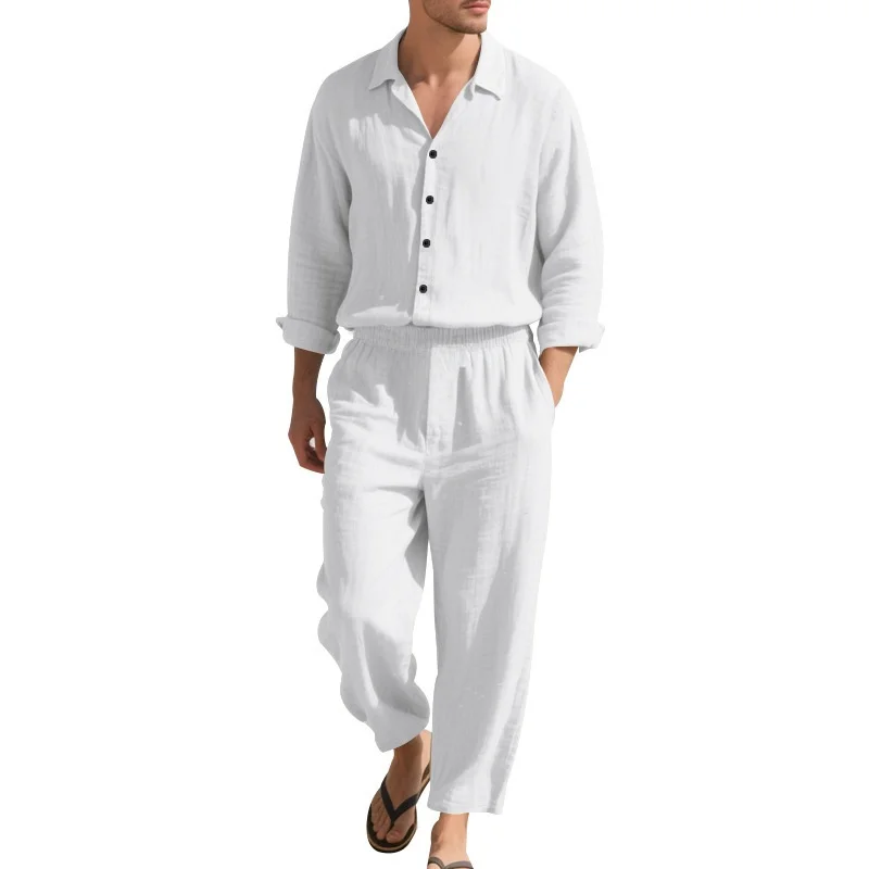Пляжный солнцезащитный комплект Long Sve Irt And Pants, мужская трикотажная шерстяная повседневная одежда, тонкий летний комплект 2025 Sle, удобная посадка
Пляжный солнцезащитный комплект Long Sve Irt And Pants, мужская трикотажная шерстяная повседневная одежда, тонкий летний комплект 2025 Sle, удобная посадка