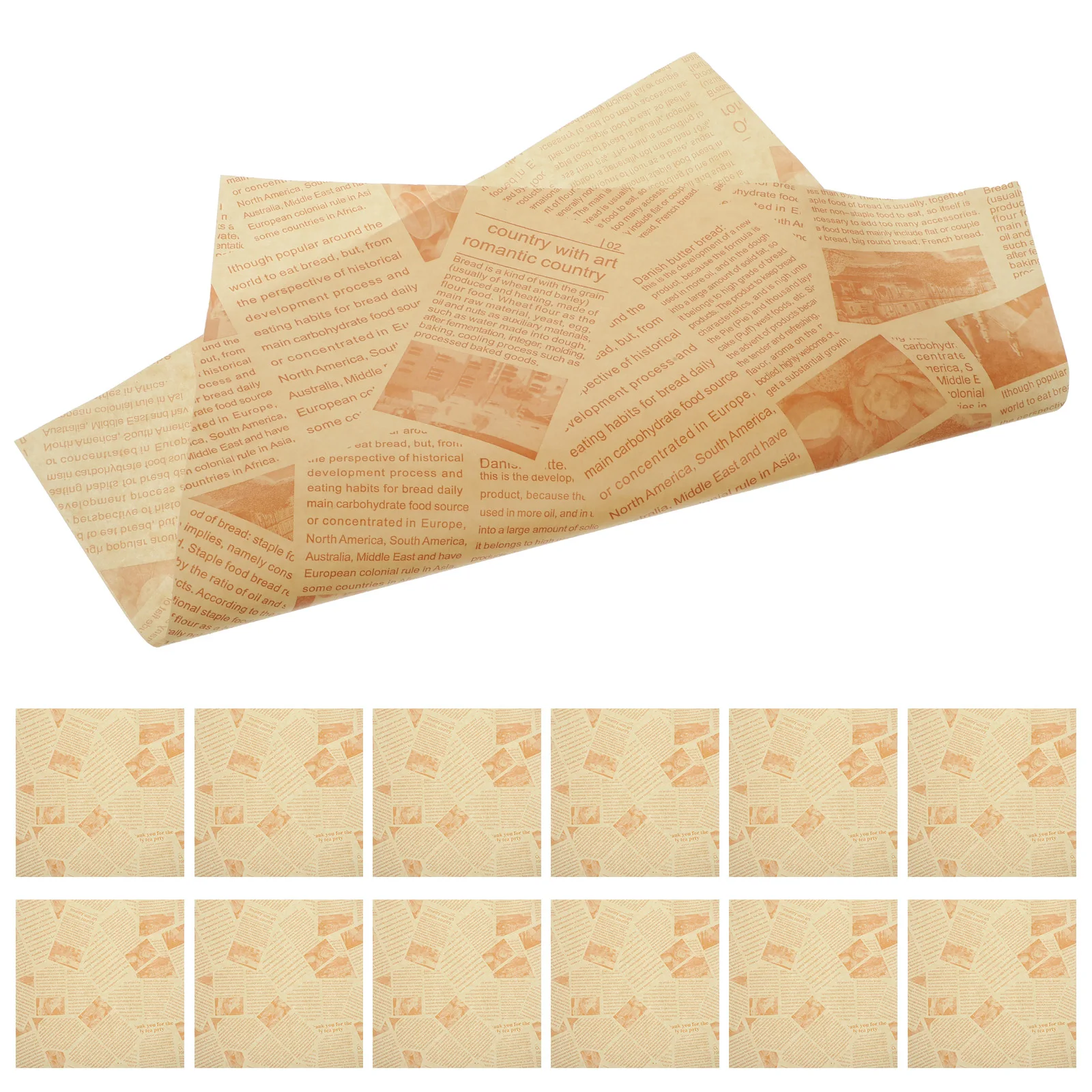 50 Sheets Oil Proof Baking Paper Greaseproof Snack Party Supplies Brown Fryer Pad Disposable Food Mat Parchment Wrapping
50 Sheets Oil Proof Baking Paper Greaseproof Snack Party Supplies Brown Fryer Pad Disposable Food Mat Parchment Wrapping