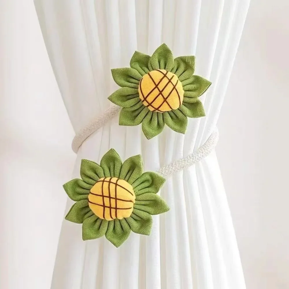 1Pcs Romantic Sunflower Curtain Tieback Twist Band Flower Shape Window Curtain Strap Curtain Rope Holders 장식품
1Pcs Romantic Sunflower Curtain Tieback Twist Band Flower Shape Window Curtain Strap Curtain Rope Holders 장식품