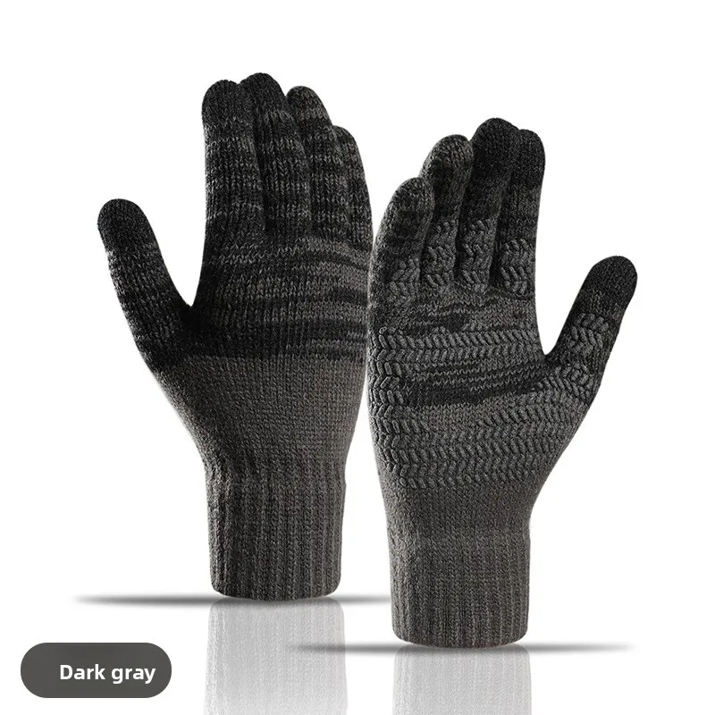 Large Size Men's Knitted Gloves Fleece-Lined Color-Block Print Warm Touchscreen Compatible Fall/Winter Export
Large Size Men's Knitted Gloves Fleece-Lined Color-Block Print Warm Touchscreen Compatible Fall/Winter Export