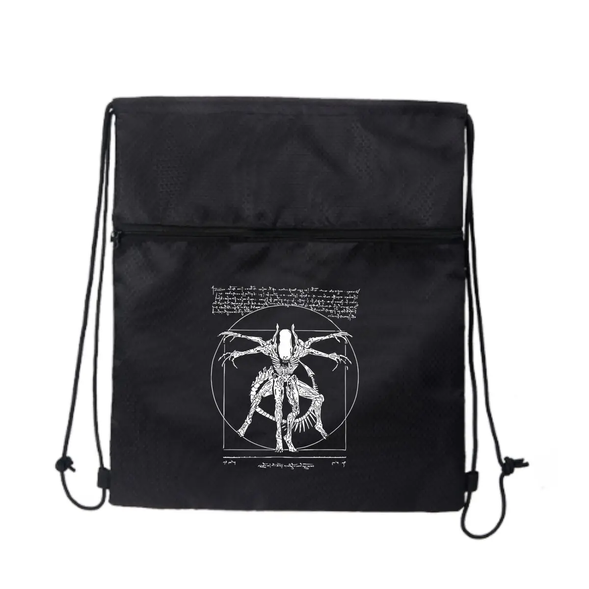 «Комаха Да Винчи» — черный дорожный рюкзак на молнии на шнурке Scientific Art, легкий для поездок
«Комаха Да Винчи» — черный дорожный рюкзак на молнии на шнурке Scientific Art, легкий для поездок