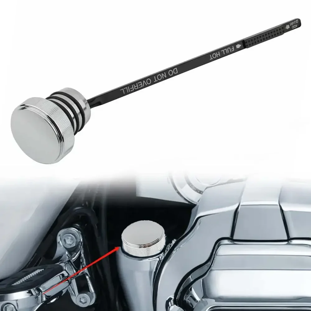 For Harley FXD FXDX FXDL Dyna 1999-2005 Motorcycle Chrome Peaked Oil Dipstick
For Harley FXD FXDX FXDL Dyna 1999-2005 Motorcycle Chrome Peaked Oil Dipstick