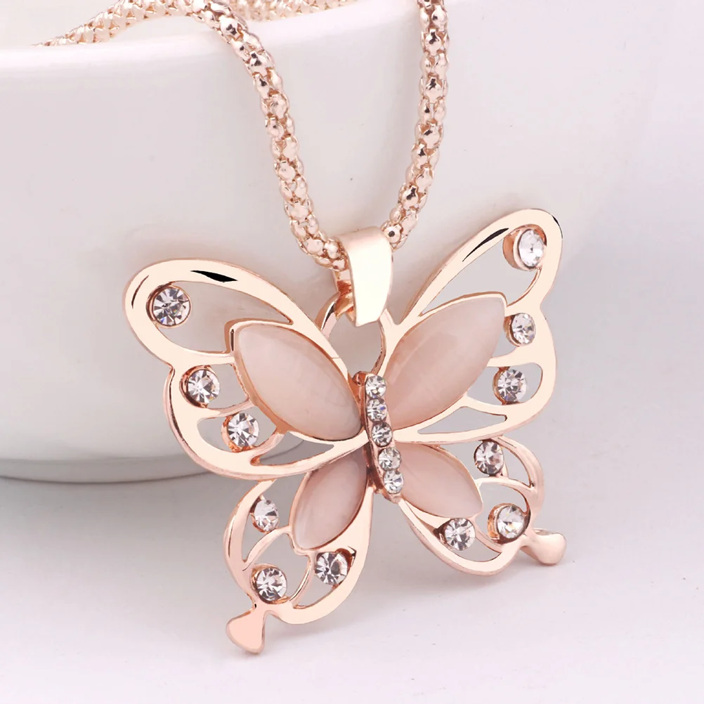 Rose Gold Long Necklace Sweater Chain for Women Elegant Clothing Pendant Opal Pendant Long Jewelry Women Sweater Chain Necklace
Rose Gold Long Necklace Sweater Chain for Women Elegant Clothing Pendant Opal Pendant Long Jewelry Women Sweater Chain Necklace