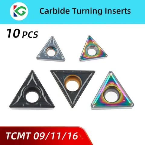10Pcs TCMT110204 TCMT090204 TCMT16T304 Internal Turning Cutting Carbide Inserts TCMT 110204 16T304 090204