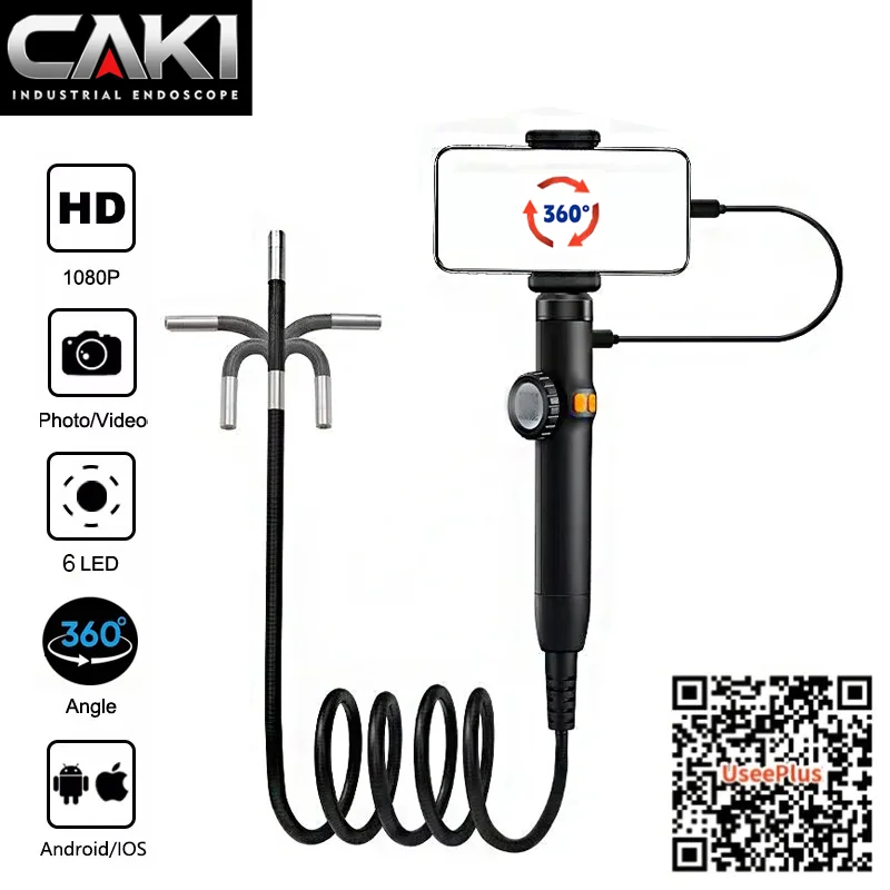 Steering endoscope Mobile phone camera High-definition camera HD 1080P Automobile Air conditioning Pipeline Detection Waterproof
Steering endoscope Mobile phone camera High-definition camera HD 1080P Automobile Air conditioning Pipeline Detection Waterproof