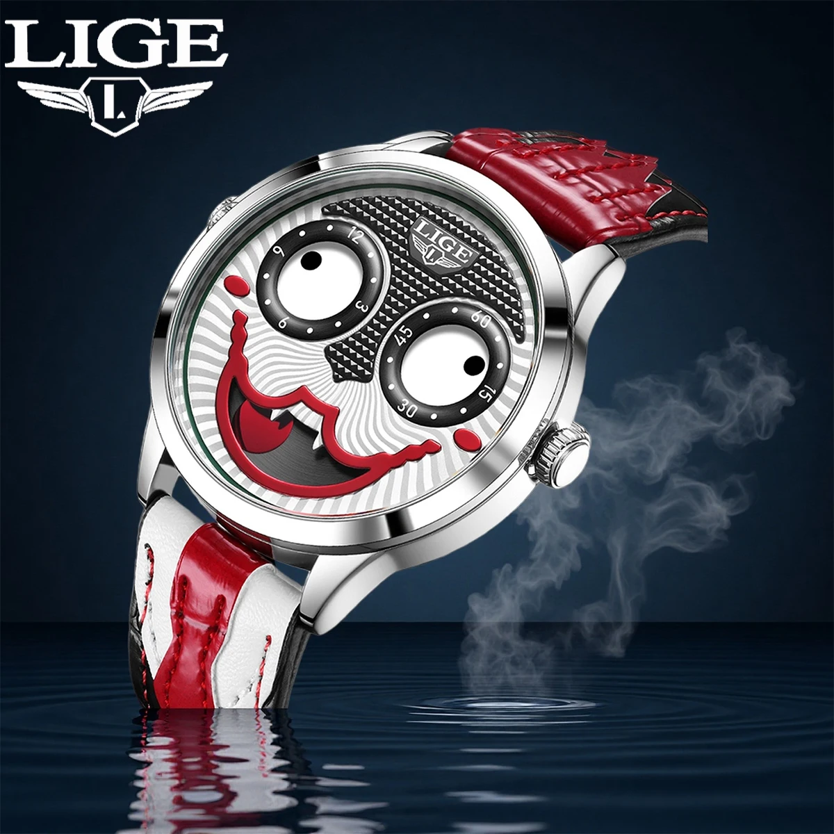 LIGE Luxury Leather Man Watches Creative Quartz Watches Outdoor Sport Waterproof Men Watch Christmas Clock Relogio Masculino
LIGE Luxury Leather Man Watches Creative Quartz Watches Outdoor Sport Waterproof Men Watch Christmas Clock Relogio Masculino