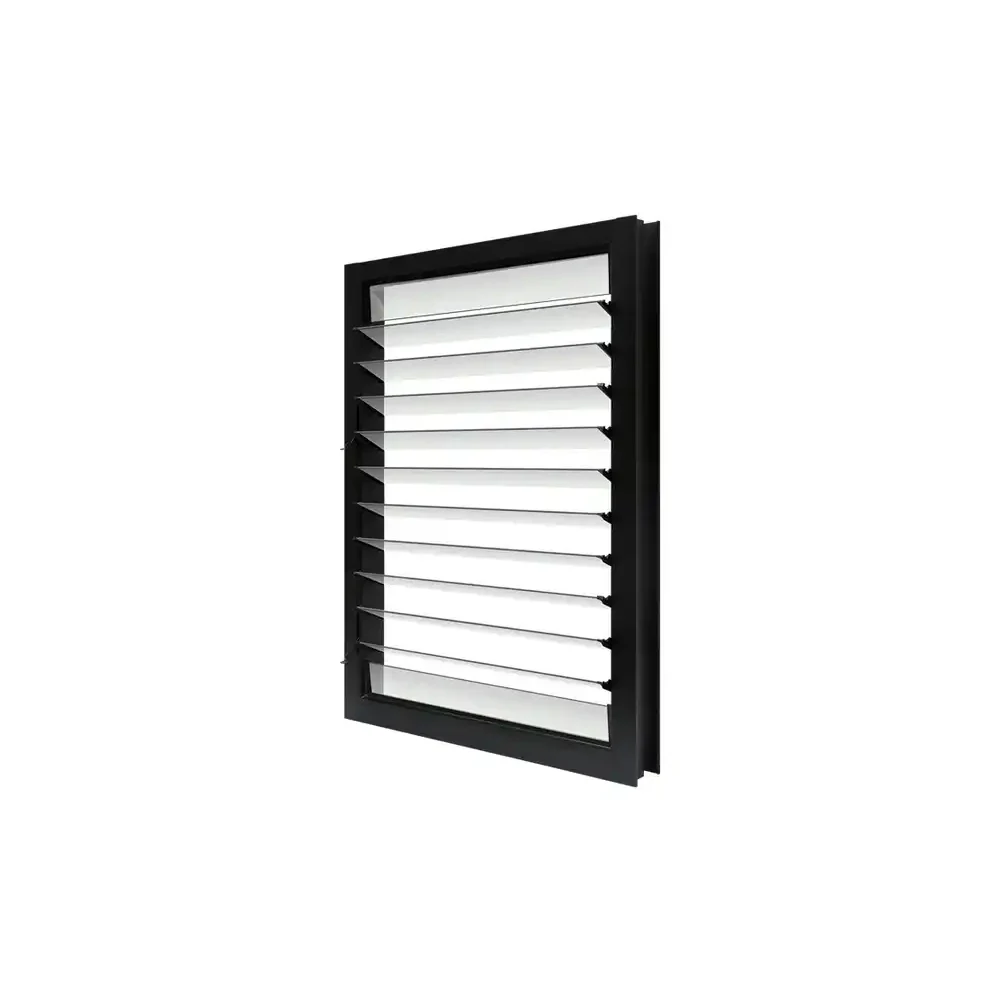 Black aluminum frame glass thermal break fire rated louver windows
Black aluminum frame glass thermal break fire rated louver windows