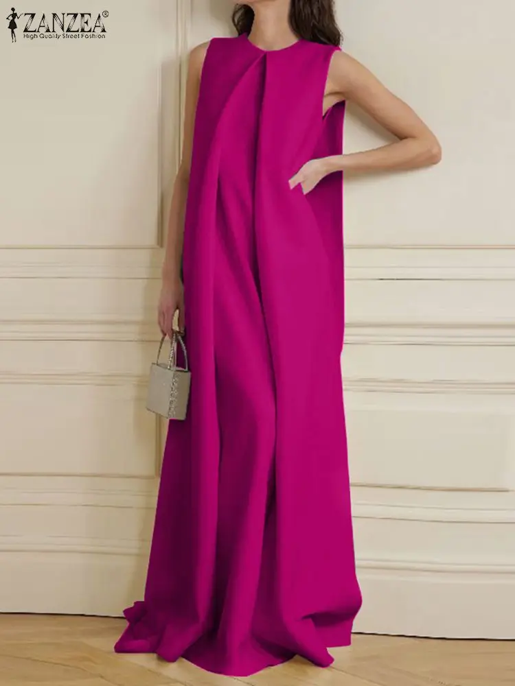 VONDA Maxi Long Dress Women Summer Sundress 2023 Bohemian Elegant Loose Robe Solid Color Sexy Sleeveless Party Maxi Vestido
VONDA Maxi Long Dress Women Summer Sundress 2023 Bohemian Elegant Loose Robe Solid Color Sexy Sleeveless Party Maxi Vestido