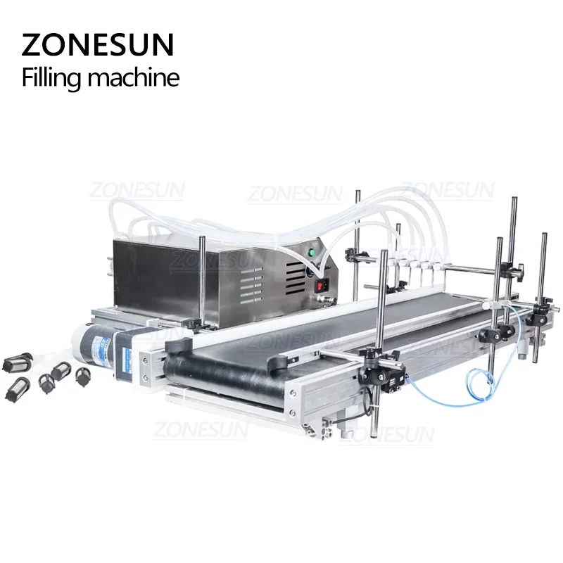 ZONESUN ZS-DTPP6B Liquid Filling Machine 6 Head Vaccine Ampoule Pharma Vryo Vial Bottle Peristaltic Pump With Conveyor Belt
ZONESUN ZS-DTPP6B Liquid Filling Machine 6 Head Vaccine Ampoule Pharma Vryo Vial Bottle Peristaltic Pump With Conveyor Belt