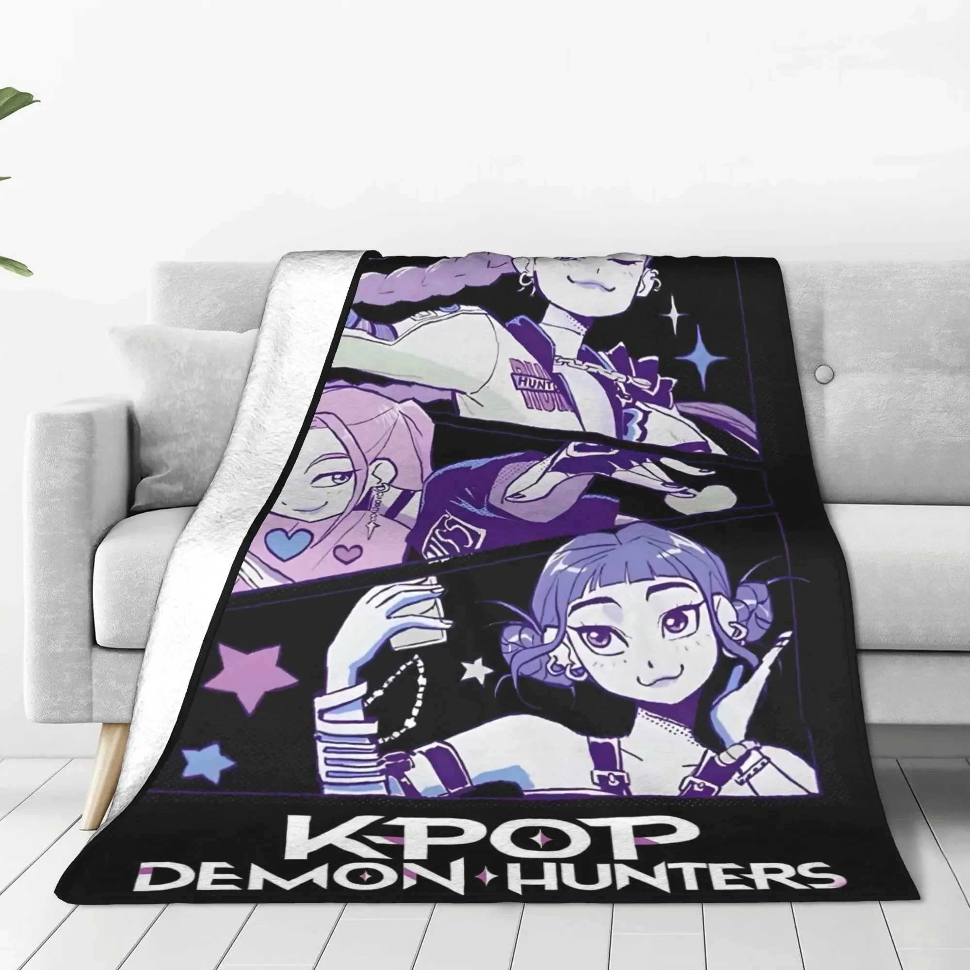 K-POP Flannel Blanket D-Demon H-Hunters Blanket For Office Home Camping Nap Leisure Blankets Birthday Gifts For Girls Home Decor
K-POP Flannel Blanket D-Demon H-Hunters Blanket For Office Home Camping Nap Leisure Blankets Birthday Gifts For Girls Home Decor