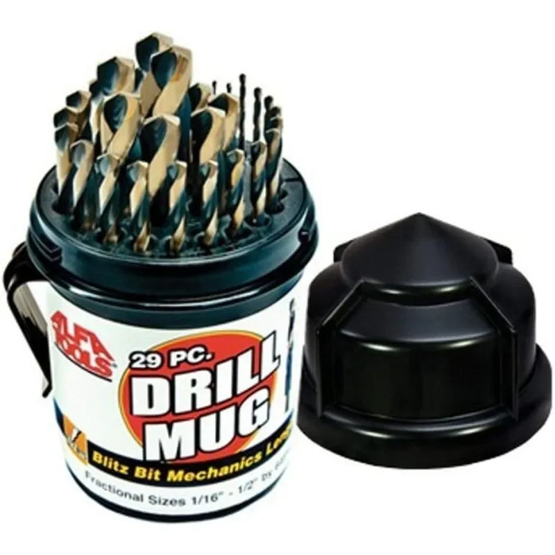 Alfa Tools BBML74290DM Blitz Bit Mechanic's Length Drill Mug, 29 Piece
Alfa Tools BBML74290DM Blitz Bit Mechanic's Length Drill Mug, 29 Piece
