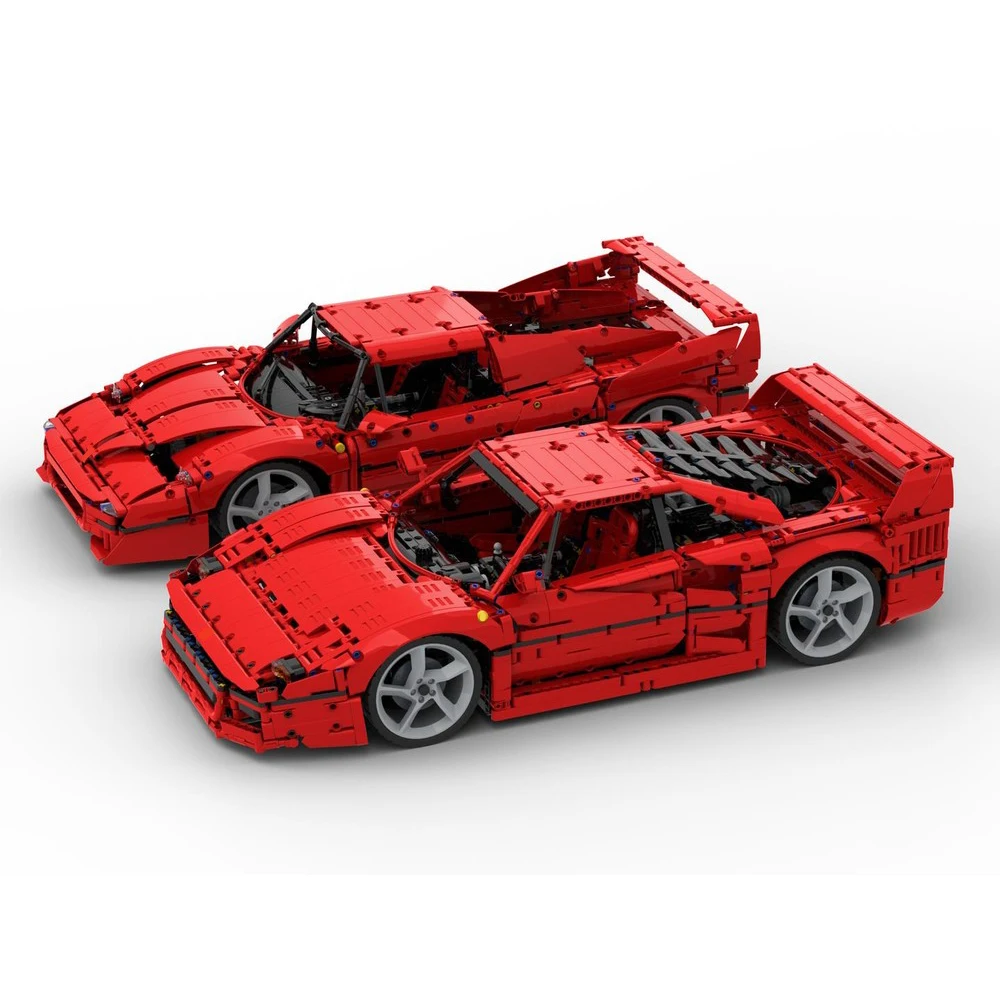 MOC F40 F50 1:8 Speed Champion Classic Car Model City Racing Children's Toy Christmas Gift Technology Building Blocks
MOC F40 F50 1:8 Speed Champion Classic Car Model City Racing Children's Toy Christmas Gift Technology Building Blocks