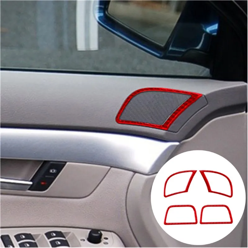 4Pcs Carbon Fiber Car Door Speaker Frame Stickers For Audi A4 S4 2005-2008 Styling Accessories
4Pcs Carbon Fiber Car Door Speaker Frame Stickers For Audi A4 S4 2005-2008 Styling Accessories
