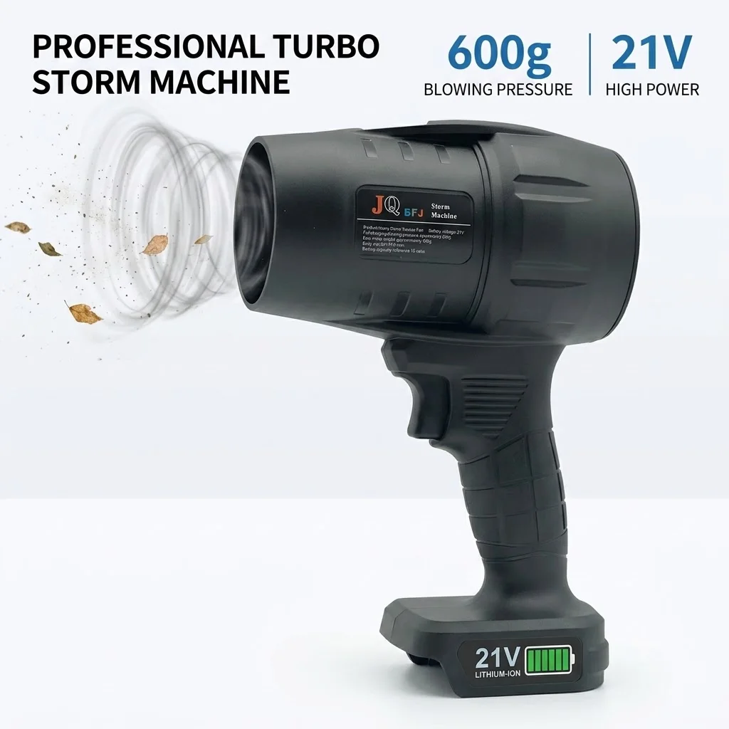 Powerful Air Blower Turbo Fan with Thrust 550g to Cleaning Fallen Leaves, Snow and Sand Requires 18V Makita Battery
Powerful Air Blower Turbo Fan with Thrust 550g to Cleaning Fallen Leaves, Snow and Sand Requires 18V Makita Battery