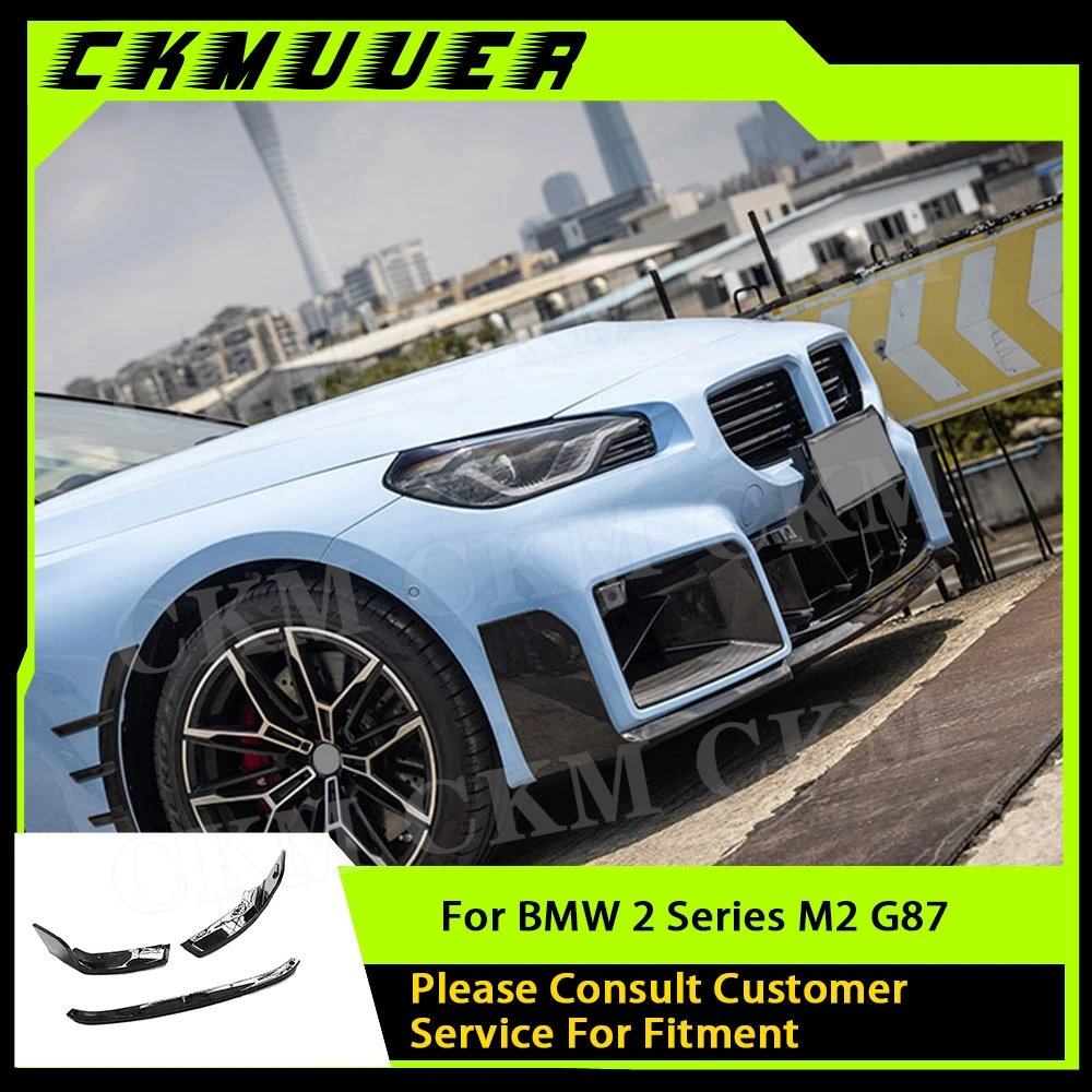 CKMUUER Gloss Black Car Front Bumper Lip Chin Side Splitters Apron Decoration ABS Accessories For BMW 2 Series M2 G87 2023+
CKMUUER Gloss Black Car Front Bumper Lip Chin Side Splitters Apron Decoration ABS Accessories For BMW 2 Series M2 G87 2023+