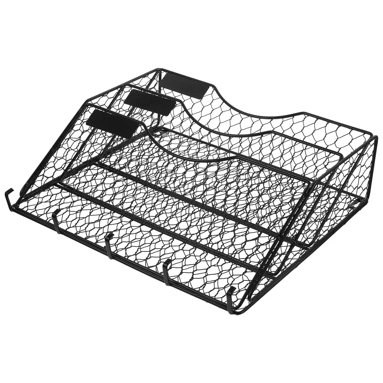 Wall Magazine Rack Metal Hanging Wire Basket Tier Design for Home Office Storage Organizer with Hooks for Keys Handbags
Wall Magazine Rack Metal Hanging Wire Basket Tier Design for Home Office Storage Organizer with Hooks for Keys Handbags