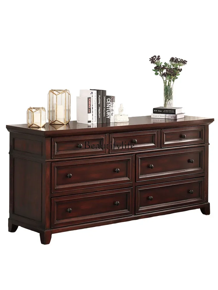 XXAmerican solid wood chest entrance storage white modern simple bedroom cabinet
XXAmerican solid wood chest entrance storage white modern simple bedroom cabinet