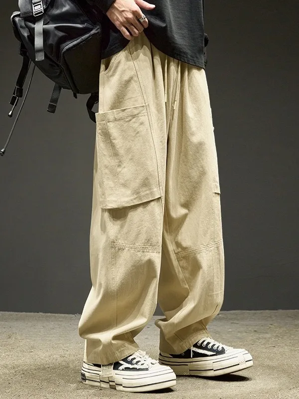 Men's Black Straight Leg Loose Fit Workwear Pants American Style Casual Long Trousers Slimming Effect Spring Autumn
Men's Black Straight Leg Loose Fit Workwear Pants American Style Casual Long Trousers Slimming Effect Spring Autumn