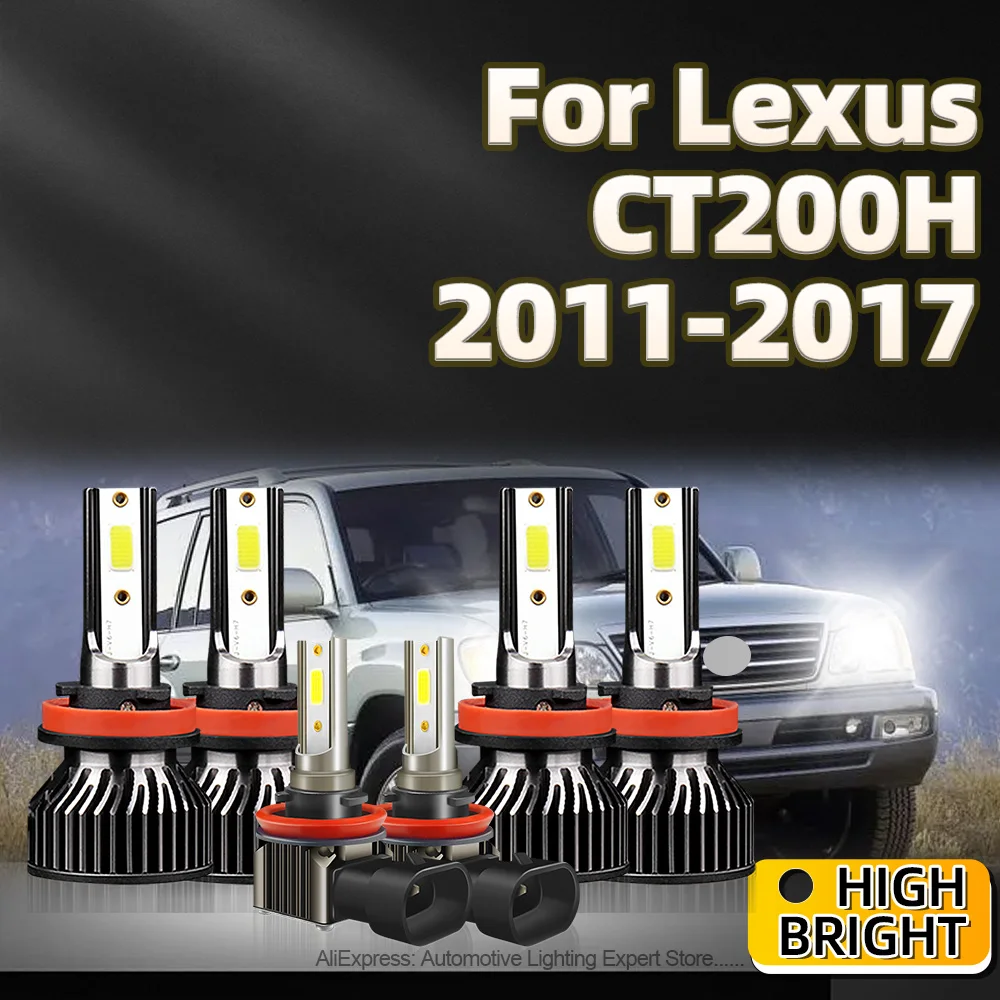 6Pcs LED Headlight 150W High Power Canbus H9 H11 Fog Lamp Car Bulbs Kit For Lexus CT200H 2011 2012 2013 2014 2015 2016 2017
6Pcs LED Headlight 150W High Power Canbus H9 H11 Fog Lamp Car Bulbs Kit For Lexus CT200H 2011 2012 2013 2014 2015 2016 2017