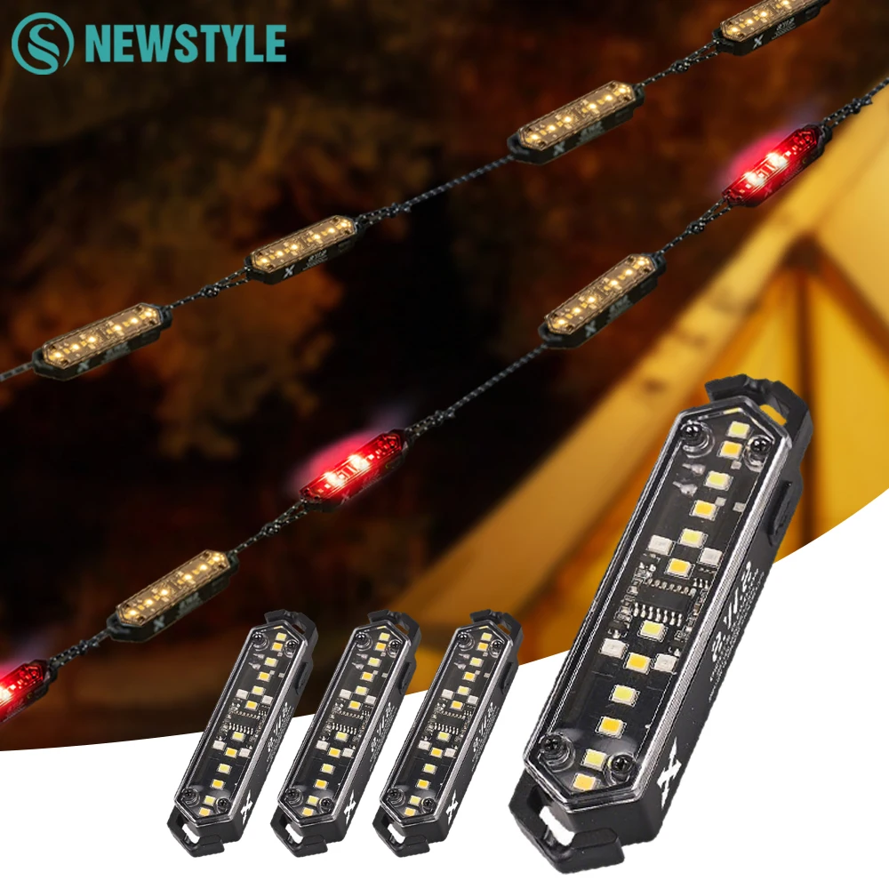 1-10PCS Camping Wind Rope Light Magnetic Warning Light Portable Reading Lighting Tent String Lamp Wind Rope Light Rechargeable
1-10PCS Camping Wind Rope Light Magnetic Warning Light Portable Reading Lighting Tent String Lamp Wind Rope Light Rechargeable