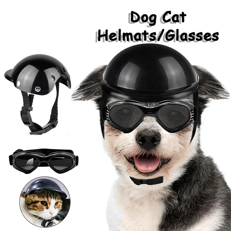Pet Helmets Dog Cat Bicycle Motorcycle Helmet with Sunglasses Safety Doggie Hat for Traveling Head Protection Pet Supplies S / M
Pet Helmets Dog Cat Bicycle Motorcycle Helmet with Sunglasses Safety Doggie Hat for Traveling Head Protection Pet Supplies S / M