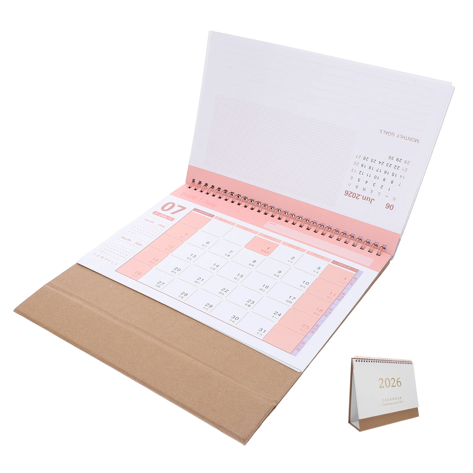 2026 Desk Calendar Coil Binding Table Vertical Daily Planner Paper Agenda Office Flip
2026 Desk Calendar Coil Binding Table Vertical Daily Planner Paper Agenda Office Flip