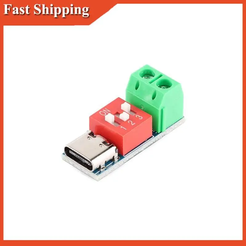 Efficient 10PCS Type-C PD QC Trigger 5V-20V DC Adjustable Voltage Power Module Dial Adjustment Voltage Fast Charging Decoy Modul
Efficient 10PCS Type-C PD QC Trigger 5V-20V DC Adjustable Voltage Power Module Dial Adjustment Voltage Fast Charging Decoy Modul