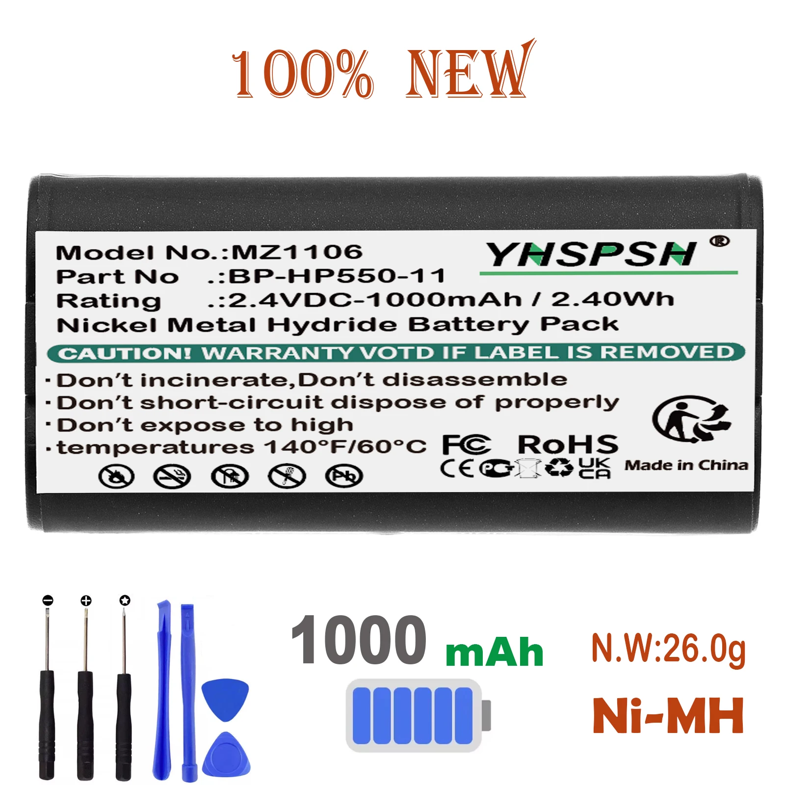 1000mAh Wireless Headse Battery For Sony BP-HP550-11 MDR-RF860 RF4000 RF4000 RF970RK RF925RK RF860RK RF850RK RF840RK RF810RK
1000mAh Wireless Headse Battery For Sony BP-HP550-11 MDR-RF860 RF4000 RF4000 RF970RK RF925RK RF860RK RF850RK RF840RK RF810RK