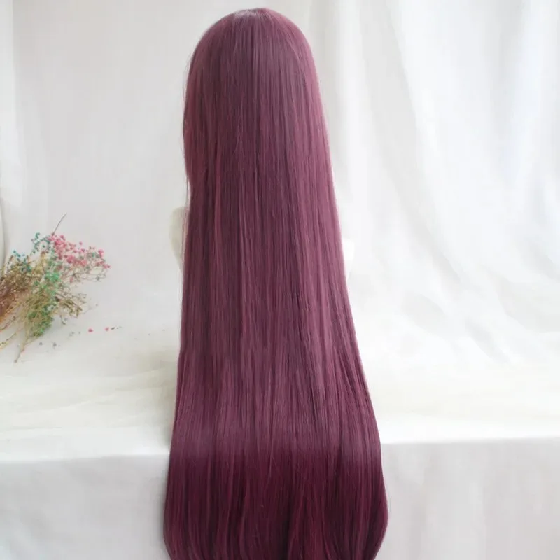 Fate Grand Order Scathach Косплей Темно-красный длинный прямой парик Термостойкое волокно Синтетические волосы
Fate Grand Order Scathach Косплей Темно-красный длинный прямой парик Термостойкое волокно Синтетические волосы