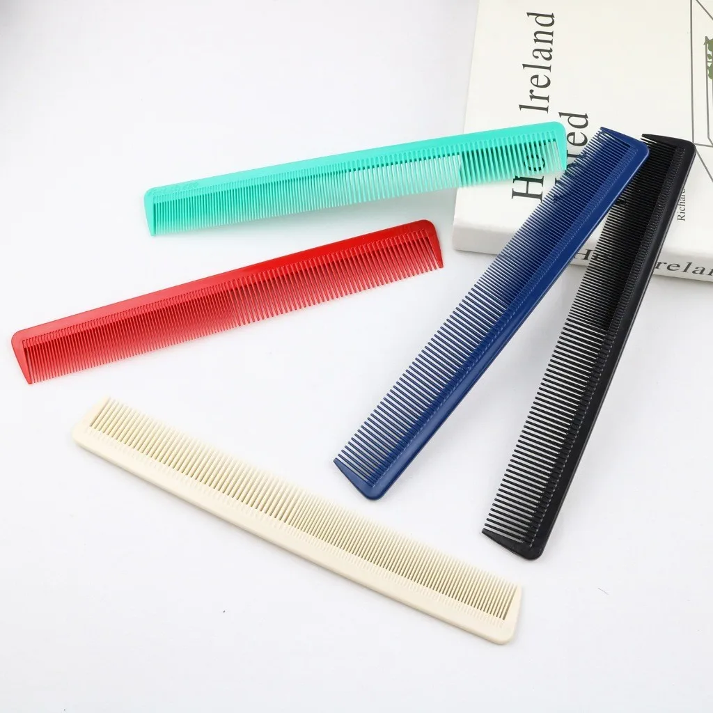 Двусторонняя парикмахерская расческа для стрижки волос, антистатическая расческа для укладки волос, парикмахерские расчески, профессиональные инструменты для укладки волос
Двусторонняя парикмахерская расческа для стрижки волос, антистатическая расческа для укладки волос, парикмахерские расчески, профессиональные инструменты для укладки волос