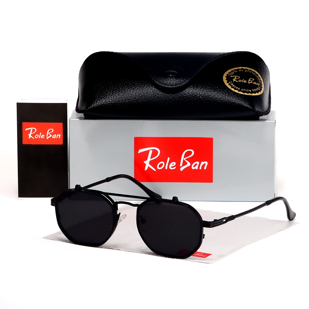 New Metal Round Steampunk Sunglasses Women Men Square Double Flip Lens Cover Punk UV400 Sun Glasses Clear HD Gradient Shade
New Metal Round Steampunk Sunglasses Women Men Square Double Flip Lens Cover Punk UV400 Sun Glasses Clear HD Gradient Shade
