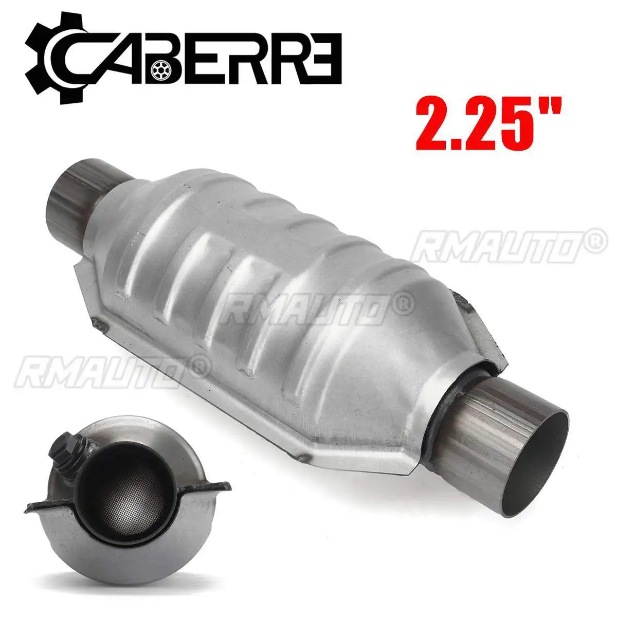 1X 2.25inch Universal Inlet/Outlet 400 Cell Weld-On Catalytic Converter 13" Length Stainless Steel High-Flow Performance
1X 2.25inch Universal Inlet/Outlet 400 Cell Weld-On Catalytic Converter 13" Length Stainless Steel High-Flow Performance
